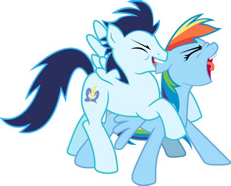 I adore this ship because it works so well! #780229 - artist:sighoovestrong, backwards cutie mark, ear bite, female, foreplay, horses doing ...