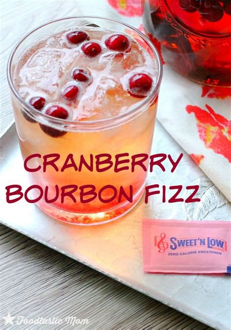 The distillation process strips all of these components from the final product, reducing it to nothing but water, alcohol, and a host of congeners that give the whiskey its flavor and aroma. Cranberry Bourbon Fizz - Foodtastic Mom | Recipe | Low ...