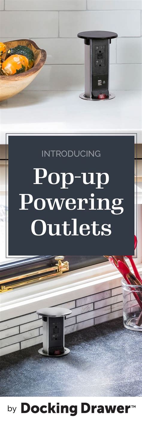 Simple to install into any drawer type, our innovative drawer outlets are designed to eliminate surface clutter and create functional spaces by charging and powering everyday devices safely while they. Add A Kitchen Pop Up Outlet To Your Remodel | Home ...