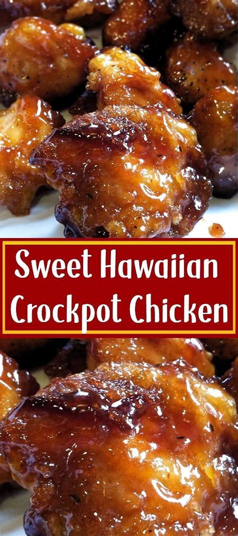 For a simple but comforting meal, try this quick recipe, adapted from easy crock pot recipes Hawaiian Chicken | Sweet hawaiian crockpot chicken recipe ...