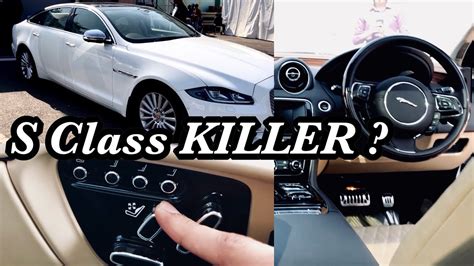 Moving away from the shorter wheelbase, the portfolio offers more rear legroom than the lower trim levels, while improving comfort by upholstering the seats in quilted perforated leather and the morzine headlining is replaced with premium suede cloth. 2018 Jaguar XJL 3.0 Portfolio in depth Review India - YouTube
