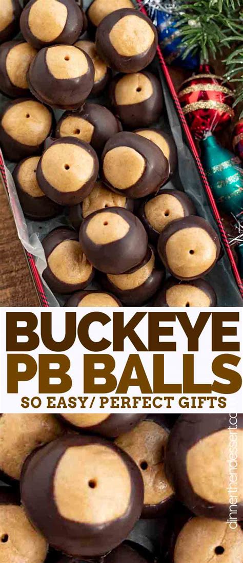 We've got one more holiday gift recipe for you before we launch into december! Buckeye Balls Recipe (Peanut Butter Balls Recipe) - Dinner ...