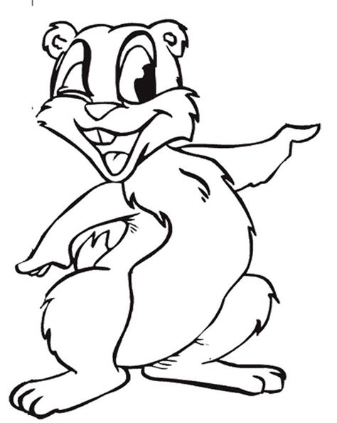 Laughing Happy Groundhog Day Coloring Page | Groundhog day, Happy groundhog day, Coloring pages