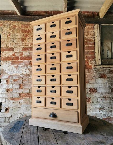 An antique hope chest or apothecary cabinet. Handmade Reclaimed Wooden Apothecary Cabinet By Cambrewood ...