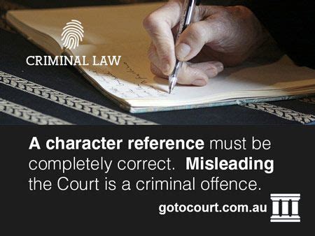Tips for a powerful reference letter. Court Etiquette in NSW | Character reference, Reference ...