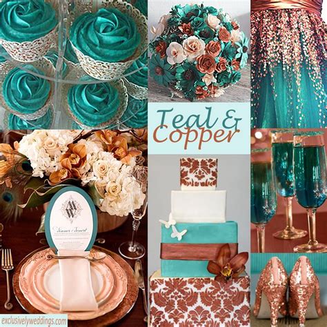 Learn about color names and what they represent. Teal and Copper Wedding Colors. So, SO pretty. I think I ...