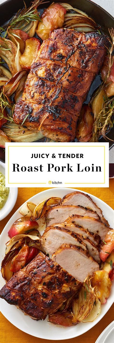 You know pork's good with apple sauce, but have you tried it with pears? Juicy & Tender Roasted Pork Loin: The Simplest, Easiest Method | Recipe | Pork roast recipes ...