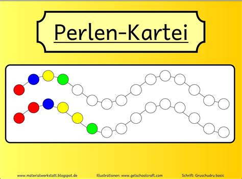 Maybe you would like to learn more about one of these? Materialwerkstatt: Perlen-Kartei
