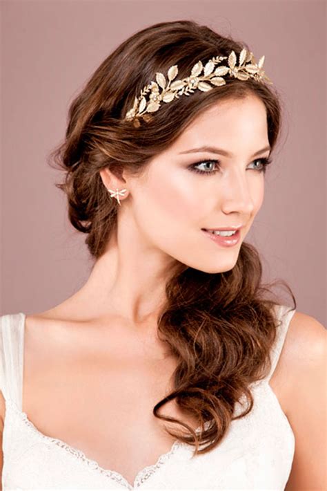 D a i s y hairstyle. Greek Wedding Hair For The Divine Brides