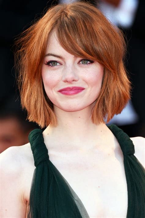 She was a little person, smaller even than clifford himself. Emma Stone Bob Haircut