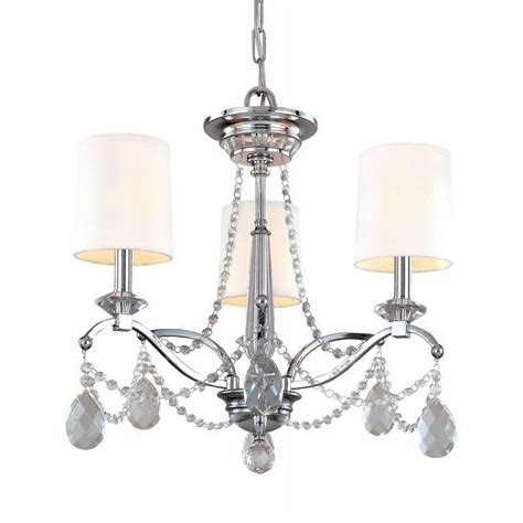 White frost heavy candle style glass shades, each requiring a single light bulb, are supported by a simple but stylish metal frame with elegant curves. Transitional chrome chandelier w/ hanging crystals (With ...