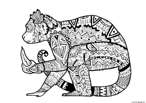 That's why these are so readily accessible. Advanced Animal Monkey By Pauline Coloring Pages Printable