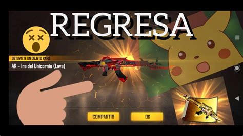 Recarga katana free fire,recarga katana free fire 2020, evento de recarga katana free fire REGRESO DE INCUBADORA "IRA UNICORNIO", EVENTO DE RECARGA ...