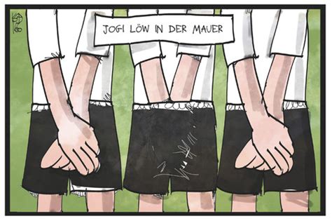 Nach der wm im eigenen land wird jogi löw alleiniger bundestrainer. Jogi Löw von Kostas Koufogiorgos | Sport Cartoon | TOONPOOL