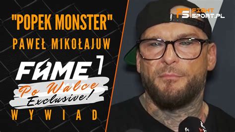 Popek miał zmierzyć się z patrykiem kizo wozińskim w walce wieczoru na fame mma 9, ale na. POPEK po FAME MMA 7: Od roku jestem czysty jak łza i tego się trzymam! - YouTube