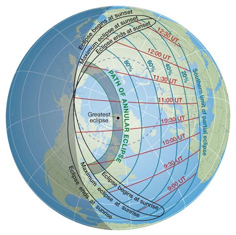 Path map, animation, and local times. Solar and Lunar Eclipses in 2021 - Sky & Telescope - Sky ...