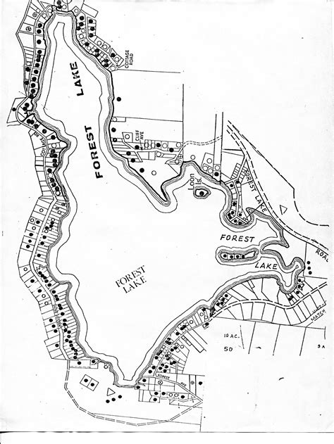 Native minnows & introduced predators. Maps - Forest Lake Maine