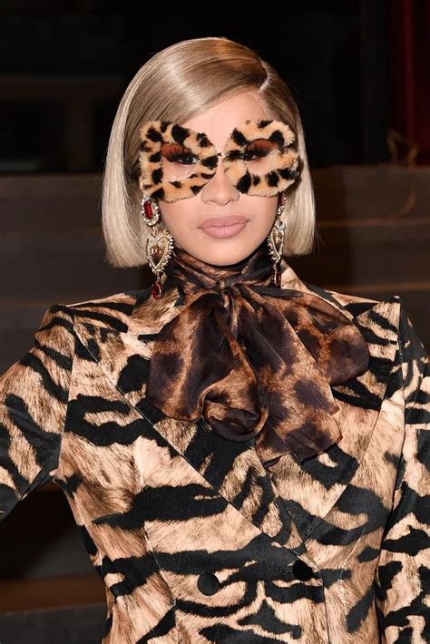 So calling it an angled bob a more generic term the describes the general shape of the short haircut. Cardi B's Blond Bob Wig | Cardi b photos, Cardi b pics