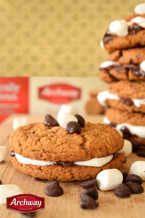 I love the soft oatmeal cookies produced by archway. Want s'more of this recipe? Click here! http://www ...