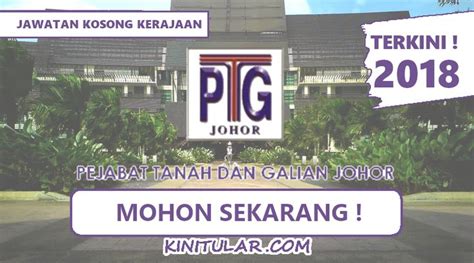 Pejabat pengarah tanah dan galian negeri perak darul ridzuan. Jawatan Kosong Pejabat Tanah dan Galian Johor | Johor ...