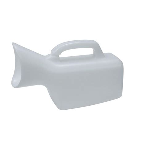 They make an interesting point that female urinals are actually more convenient and less disruptive to use than a bedpan. Drive Female Urinal-rtlpc23201-f - The Home Depot