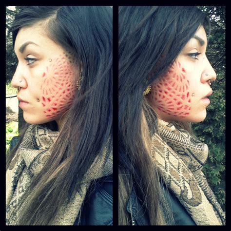 From wikimedia commons, the free media repository. Facial scarification update n_n : bodymods
