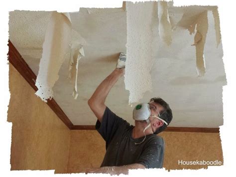 But the rough texture catches lots of dust and cobwebs and it can be difficult to know how to remove popcorn ceiling. Dining Room Project: Remove Popcorn Ceiling in 2019 ...