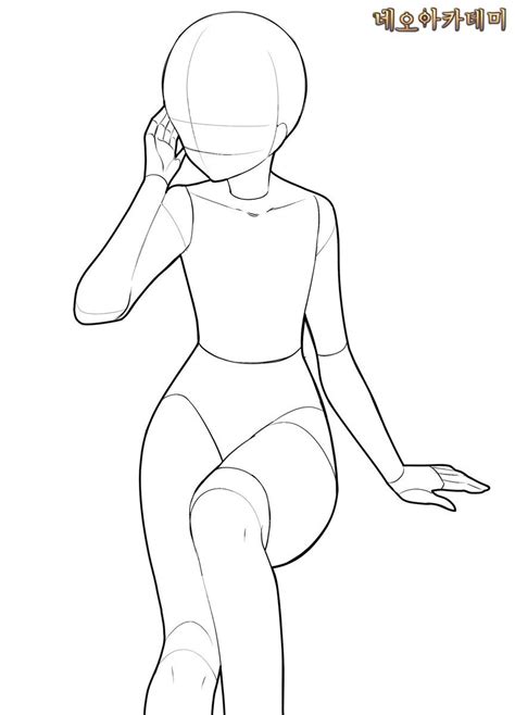 Techniques for drawing female manga characters. Embedded (With images) | Drawing body poses, Art reference ...