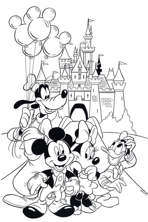 39+ princess castle coloring pages for printing and coloring. Free Disney Coloring Page features Cinderella's castle and ...