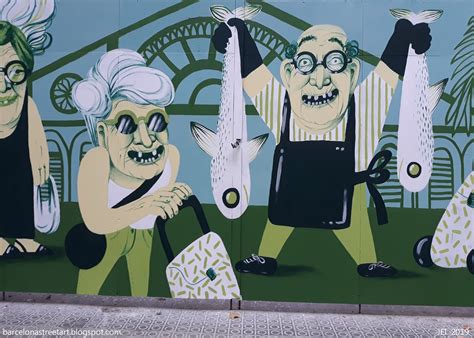 Mis abuelos también son muy buena gente, pero ya son viejos y siempre están en casa. BARCELONA STREET ART: MARINA CAPDEVILA POR FIN EN BARCELONA