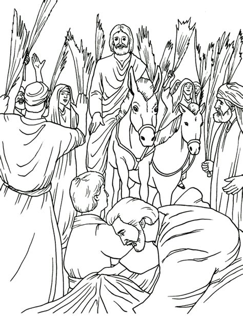 When autocomplete results are available use up and down arrows to review and enter to select. The Triumphal Entry (3) Coloring Page | Bible coloring ...