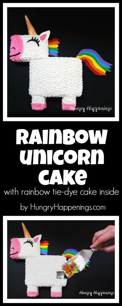 I just tell you the truth, just keep on reading! Rainbow Unicorn Cake | Recipe | Rainbow unicorn, Colorful ...