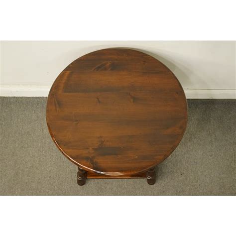 Since the accent table category encompasses are you thinking about accent tables? Traditional Ethan Allen Antiqued Pine Old Tavern 28" Round ...