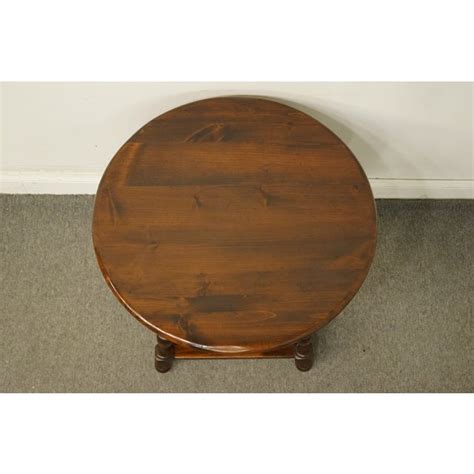 Since the accent table category encompasses are you thinking about accent tables? Traditional Ethan Allen Antiqued Pine Old Tavern 28" Round ...