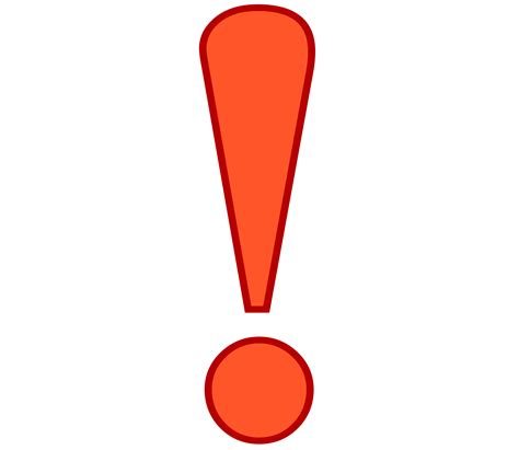 Exclamation mark PNG