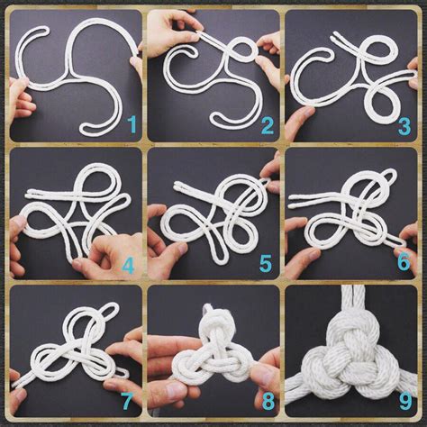 While these do take a little longer while this approach isn't for everyone, some appreciate the grip of the rubberized coating and, for some, even color coding their ropes with. Triskelion Knot - Step-by-Step (image)... - Tying It All ...