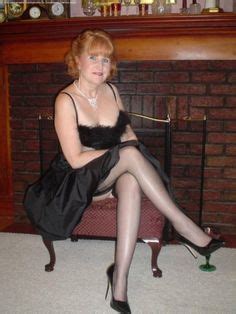 Mom nasty redhead milf in stockings has a fuck. Mature Women