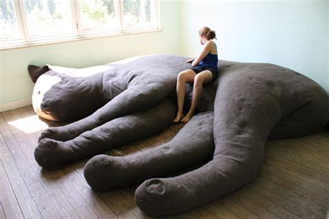 Wondering how to express your feelings? Giant Cat Couch Lets You Sit on Your Cat's Lap - Technabob