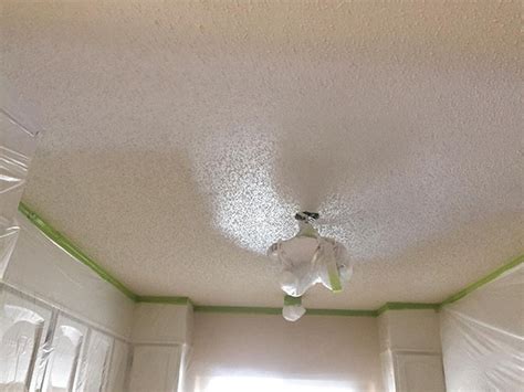 Stippling a ceiling involves a combination of texturing and painting. (Textured Ceiling Removal Saskatoon, SK):(Repair ...