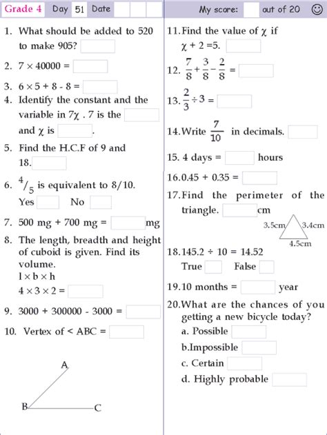 The fourth grade math sheets cover whole numbers and rounding off, addition and subtraction,division and long division. Pin by Salina Conley on Homeschoolin fun! in 2020 (With ...