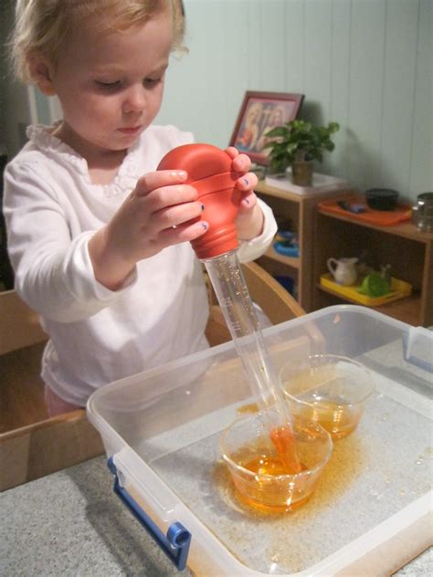 Cooking up a turkey is a long process that takes hours to complete. Montessori Messy: Turkey Baster Transfer Work