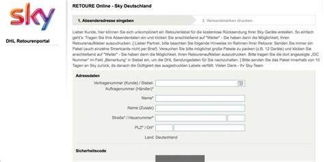 Angesagte farben und bezaubernde muster verleihen dem kommenden sommer eleganz und komfort. Sky Retourenschein Ausdrucken Deutschland