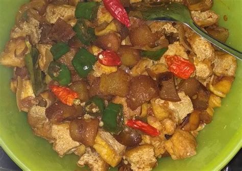 Cara masak kikil tahu cabe ijo empuk & anti bau. Kikil Tahu Cabe - Resep Oseng Kikil Tahu Cabe Hijau ...