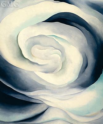 More images for georgia o'keeffe white rose » Abstraction, White Rose II | O'Keeffe | Painting ...