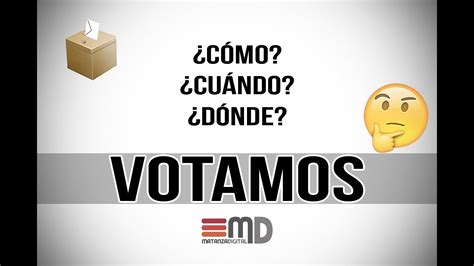 Последние твиты от ¿dónde voto? Donde voto y que voto - YouTube