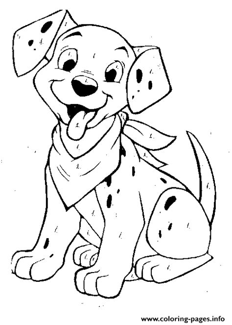 Top 15 firefighter coloring pages for preschoolers: Dalmatian With A Scarft 6e9c Coloring Pages Printable