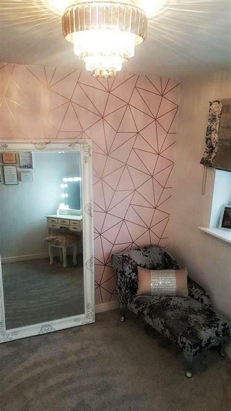 See more ideas about gold bedroom, rose gold bedroom, bedroom decor. I LOVE WALLPAPER Zara Shimmer Metallic Wallpaper Soft Pink ...