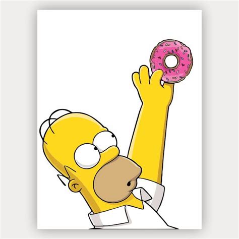 Canal de desenhos animados, sem fins lucrativos a fim de entreter ao público e com total crédito aos criadores dos desenhos. QUADRO SERIE HOMER SIMPSONS E A ROSQUINHA no Elo7 ...