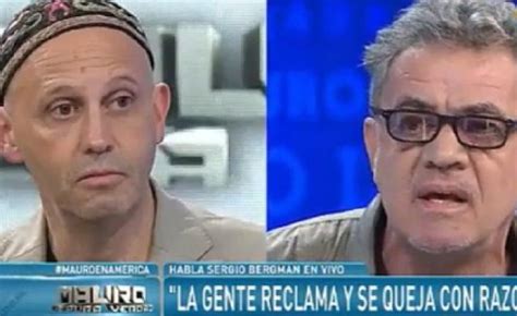 Murió el periodista mauro viale. El duro cruce entre Sergio Bergman y Jean Pierre Noher en ...