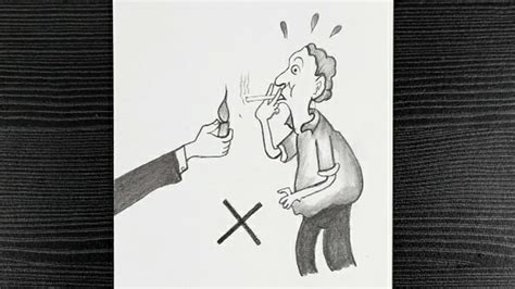 World no tobacco day posters set globe lungs smoke. Anti Tobacco Day Drawing || World No Tobacco Day Poster ...